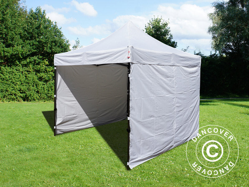 Pop up gazebo FleXtents Basic v.3, 3x3 m White, incl. 4 sidewalls