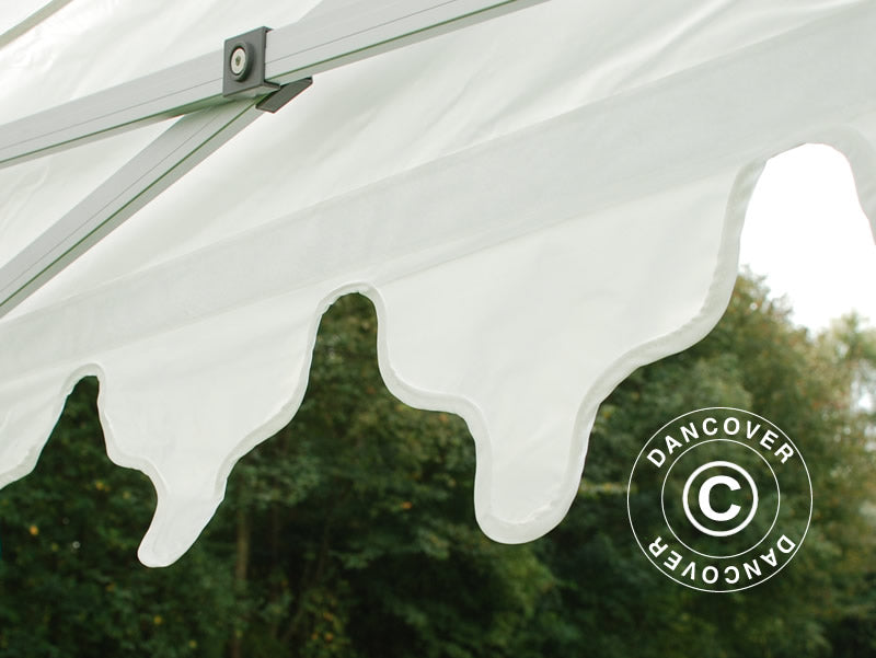 Pop up gazebo FleXtents PRO Steel "Morocco" 3x6 m White