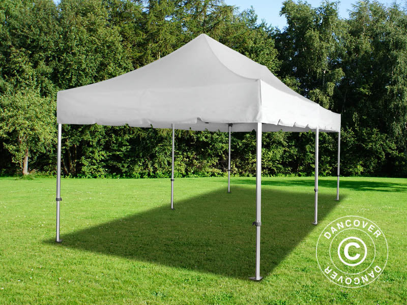 Pop up gazebo FleXtents PRO Steel "Peaked" 3x6 m White