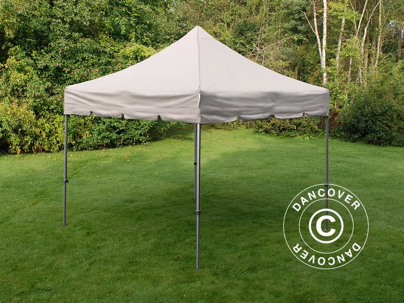 Pop up gazebo FleXtents PRO Steel "Peaked" 4x4 m Latte