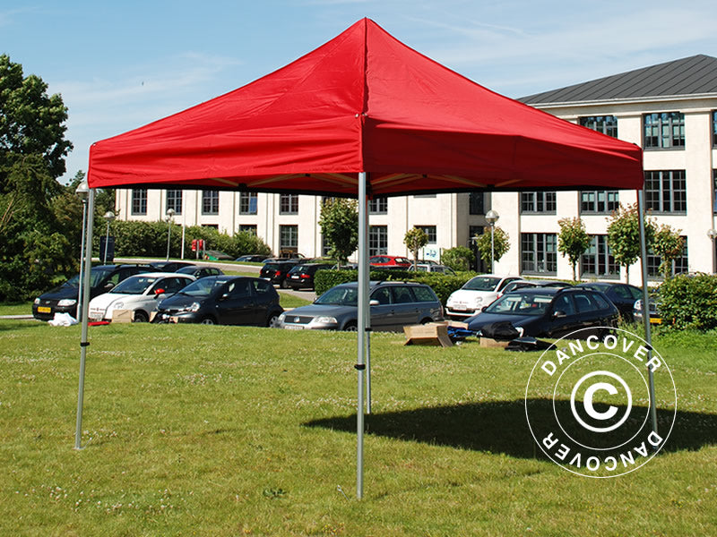 Pop up gazebo FleXtents PRO Steel 3x3 m Red