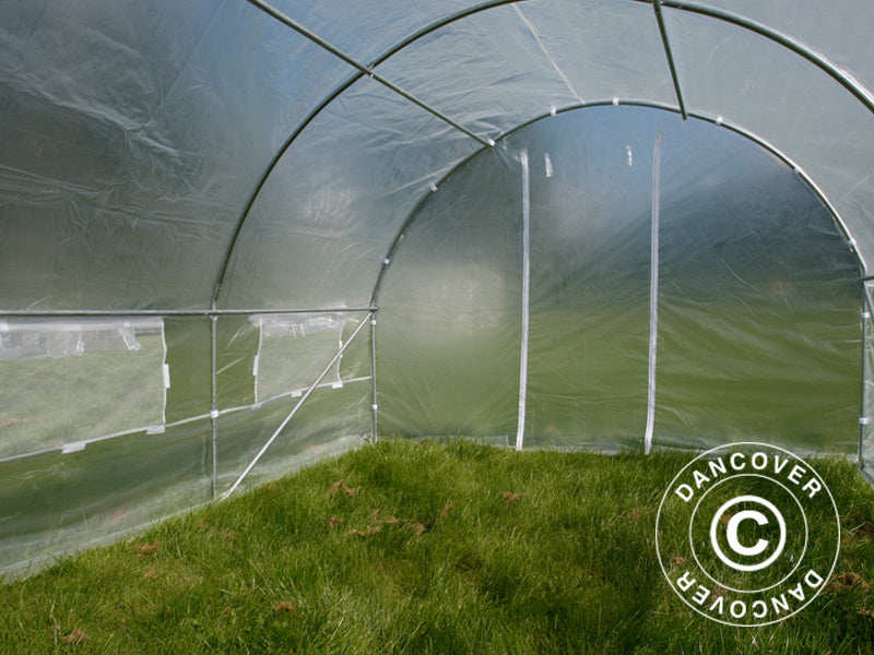 Polytunnel Greenhouse 3x4.5x2 m, 13.5m², Transparent