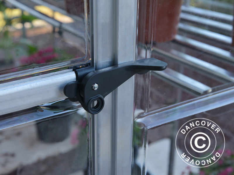 Lean-to Greenhouse Polycarbonate, 3.05 m², Palram/Canopia, 1.25x2.44x2.25 m, Silver