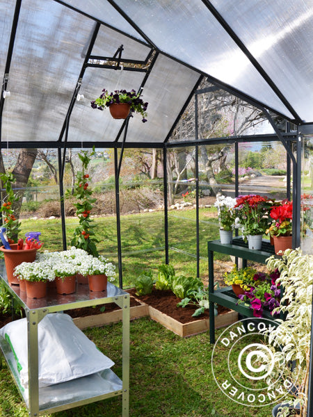 Orangery polycarbonate VICTORY, 10.41 m², Palram/Canopia, 3.66x3.05x2.69 m, Grey