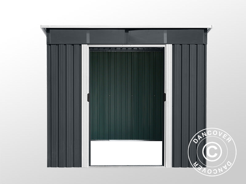 Garden shed w/Skylight, 2.38x1.93x2.03 m, 4.59 m², Anthracite/White