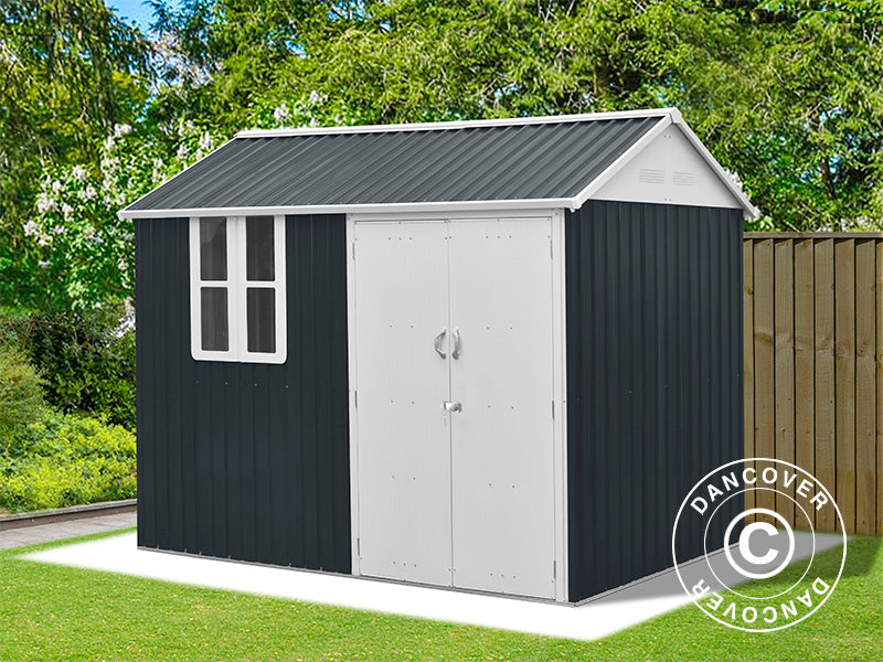 Garden shed, 3.02x1.72x2.29 m, 5.19 m², Anthracite/White