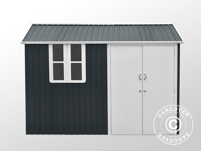 Garden shed, 3.02x1.72x2.29 m, 5.19 m², Anthracite/White