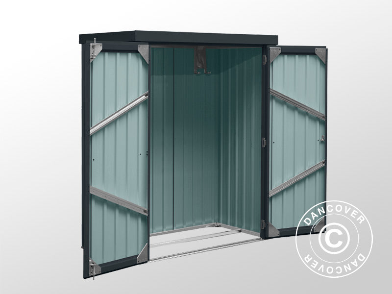 Garden Shed, steel cabinet 1.4x0.81x1.8 m, 1.13 m², ProShed®, Anthracite