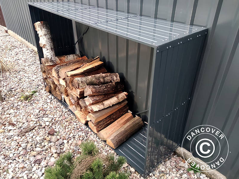 Wood Storage 1,1x1,8x0,5m Anthracite