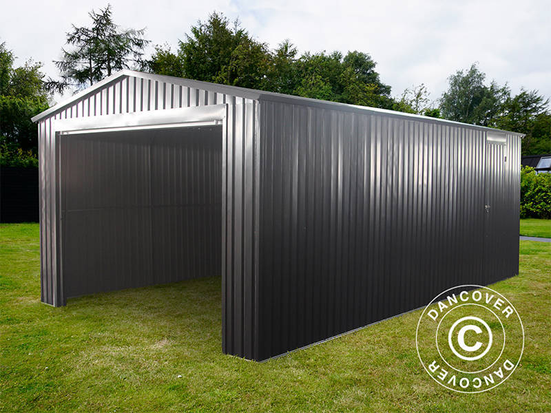 Metal garage 3.38x5.76x2.43 m, 19.47 m², ProShed®, Anthracite
