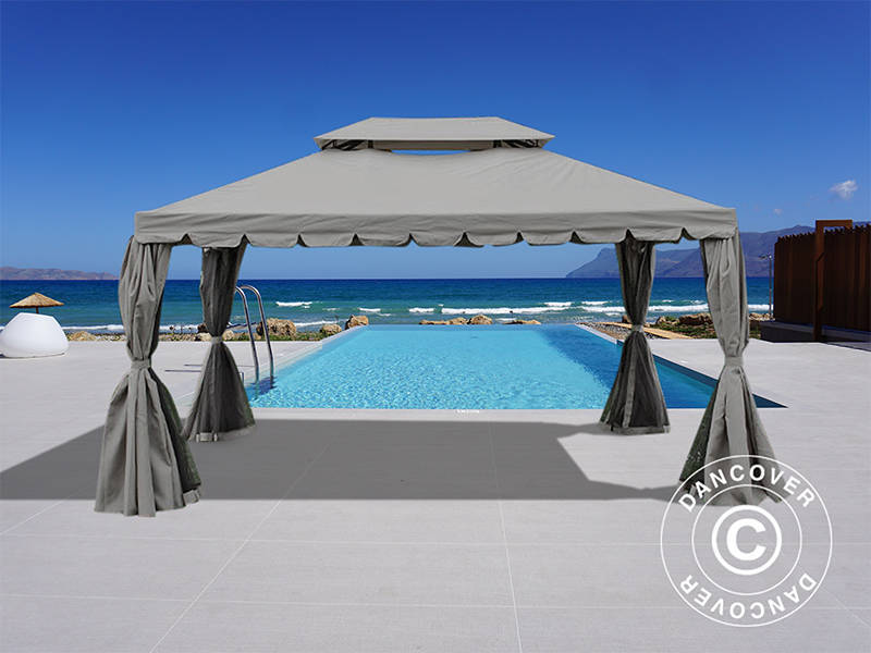 Gazebo Osiris 3x4 m, Grey