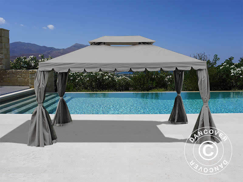 Gazebo Osiris 3x4 m, Grey