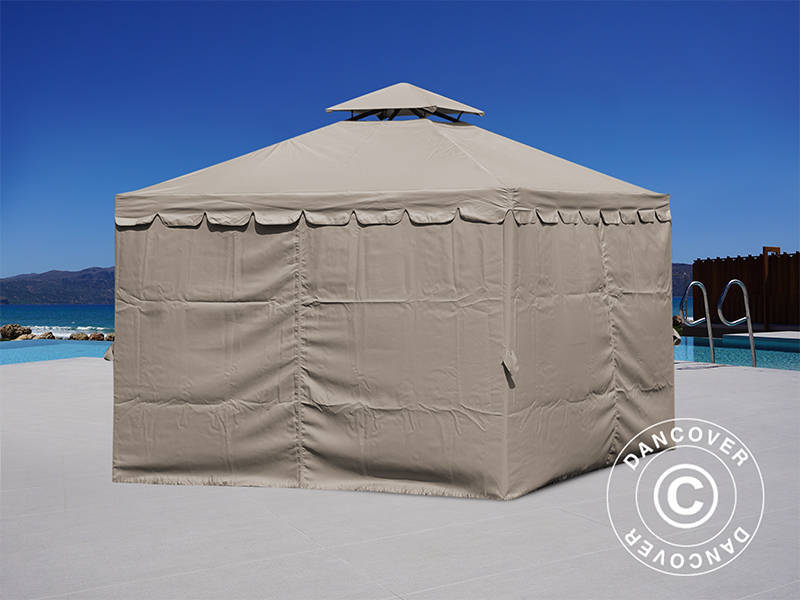 Gazebo Osiris 4x4 m, Dark beige