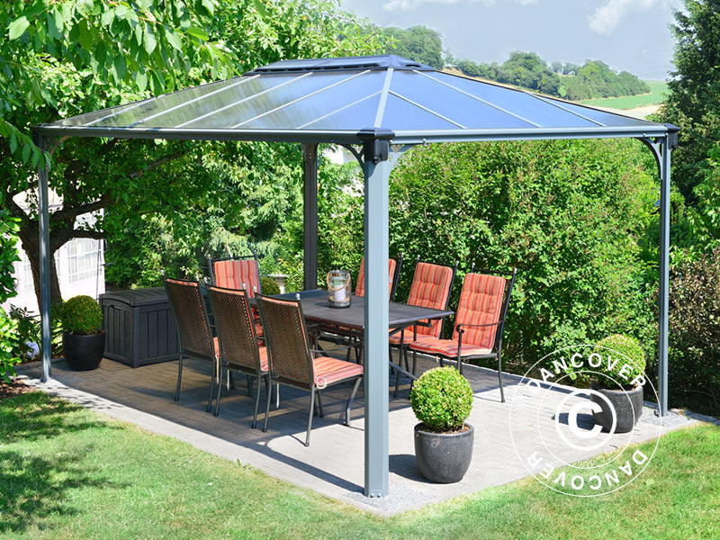 Gazebo Martinique, Palram/Canopia, 2.96x4.3 m, Anthracite