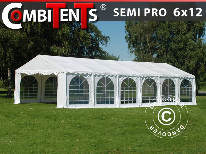 Marquee, SEMI PRO Plus CombiTents® 900 6x12 m, 4-in-1, White