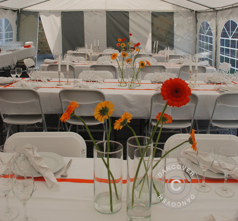 Marquee Exclusive 5x12 m PVC 900, Grey/White