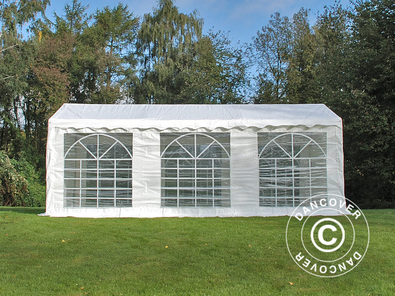 3x6m PE Partytent White Velcro Closing SH