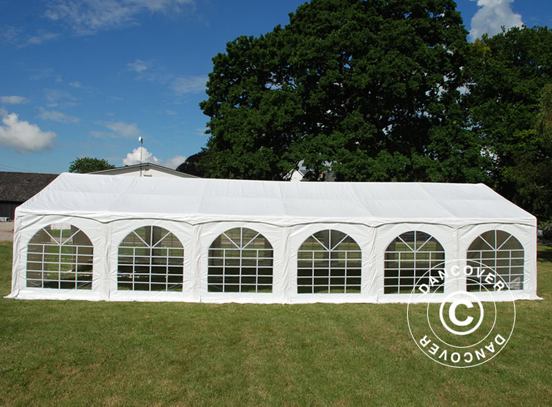 Marquee Exclusive 6x12 m PVC 900, "Arched", White