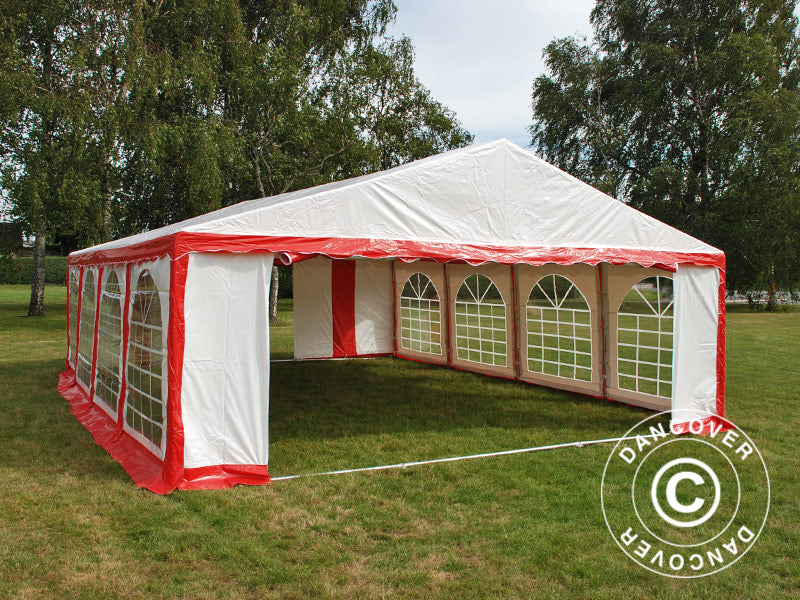 Marquee Original 6x8 m PVC, Red/White