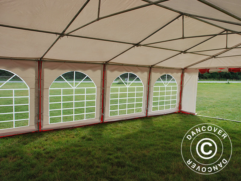 Marquee Original 6x8 m PVC, Red/White