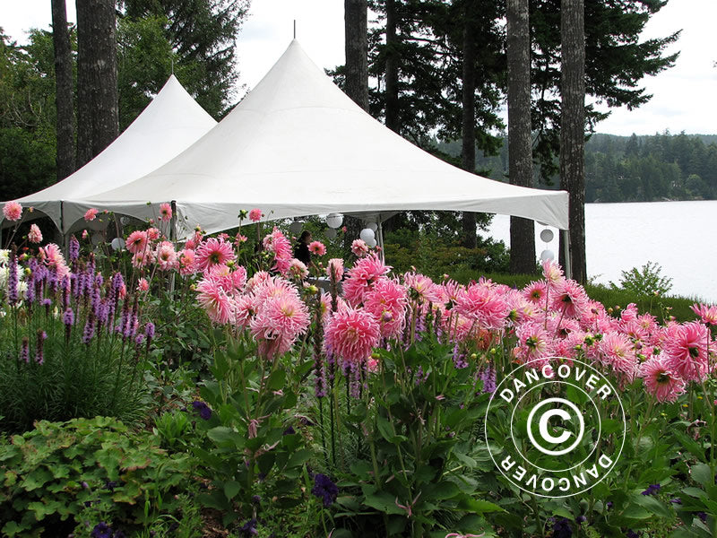 Pagoda Marquee PartyZone 4x4 m, PVC, White