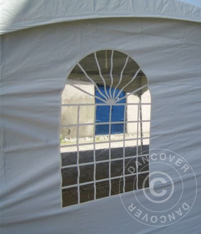 Pagoda Marquee PartyZone 4x4 m, PVC, White