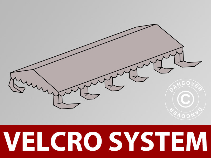 Roof cover for Marquee UNICO, PVC/Polyester, 5x10 m, Sand