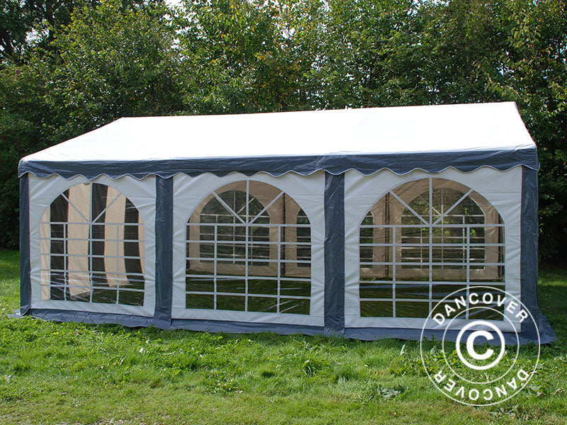 Marquee Original 4x6 m PVC 900, Grey/White