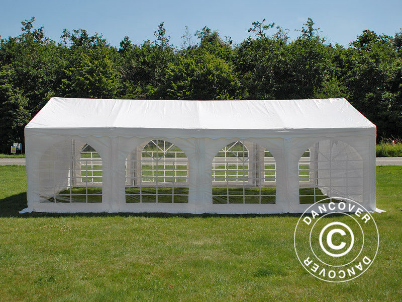 4x8m PVC Partytent White Velcro Closing SH