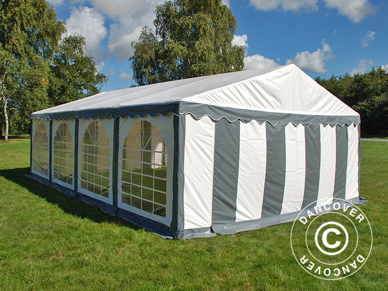Marquee Original 4x8 m PVC 900, Grey/White