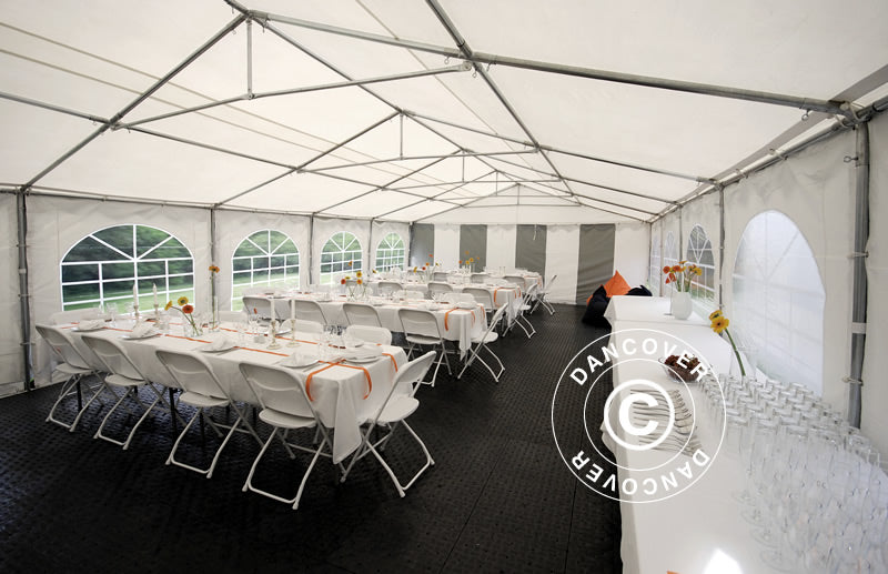 Marquee Exclusive 6x10 m PVC 900, Grey/White