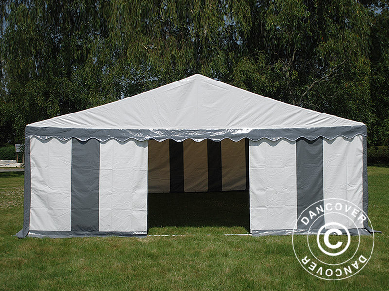 Marquee Exclusive 6x10 m PVC 900, Grey/White