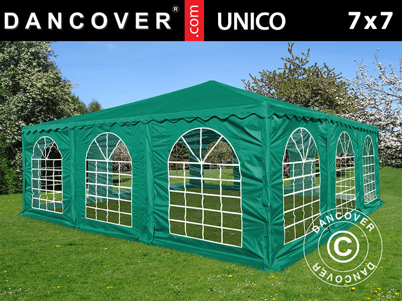 Pagoda Marquee UNICO 7x7 m, Dark Green