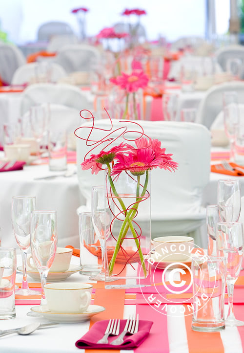 Marquee, SEMI PRO Plus CombiTents® 900 6x14 m, 5-in-1, White