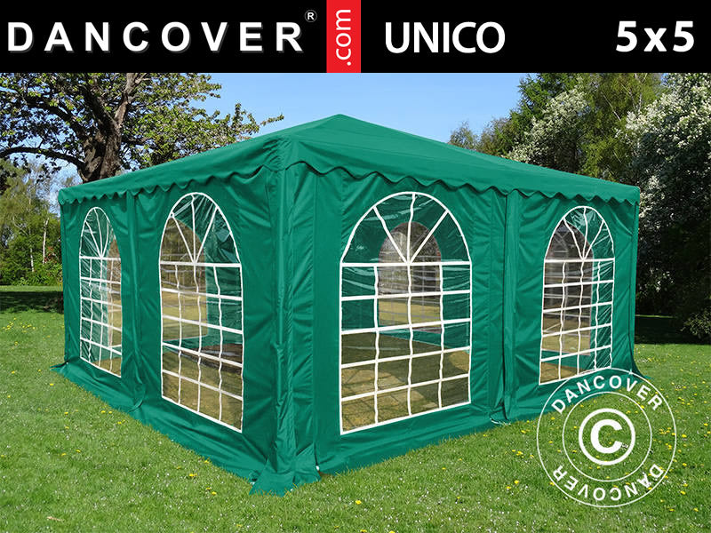 Pagoda Marquee UNICO 5x5 m, Dark Green