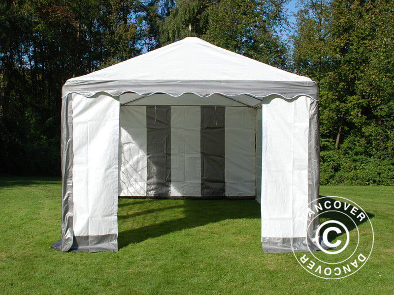 Marquee PLUS 4x6 m PE 700, Grey/White