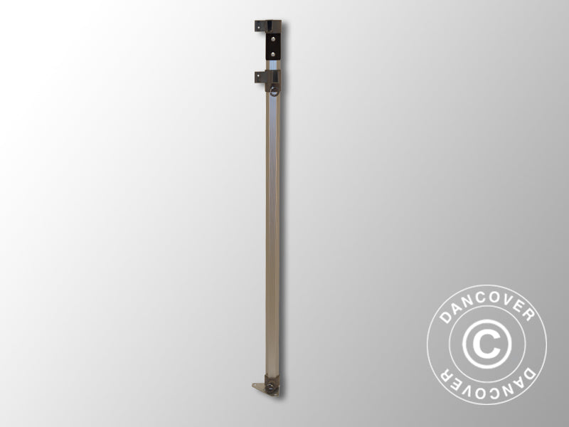 Complete corner leg 2.09/2.39 m, Black fitting