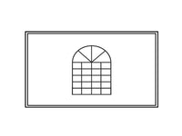 Sidewall w/window for PartyZone Pagoda, 3m, White