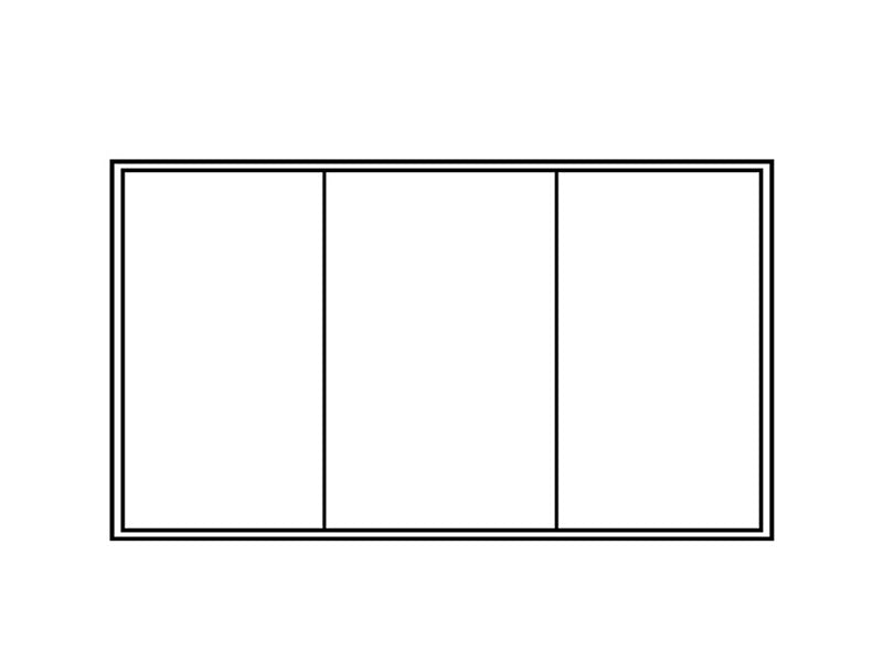 Sidewall w/door for Partyzone Pagoda, 3m, White