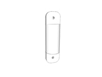 Collar beam vertical, Ø25 mm, 530 mm