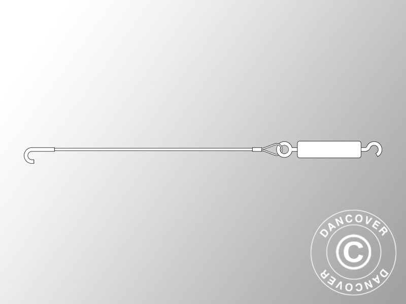 Wire set w/hook, Ø03x8410 mm