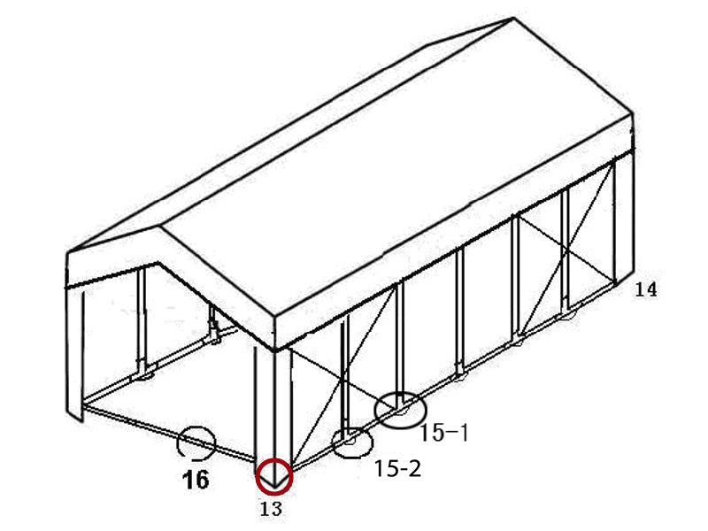 3-ways ground bar connector, Ø42+Ø54 mm, 90°