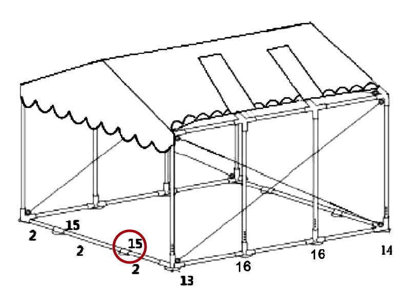 2-ways ground bar connector, Ø42 mm
