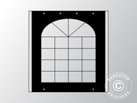 Sidewall w/window for Marquee UNICO, PVC/Polyester, 2 m, Black