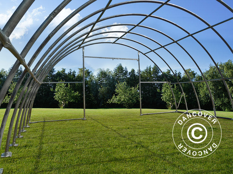 Arched Storage tent 9.15x20x4.5 m, PVC, White