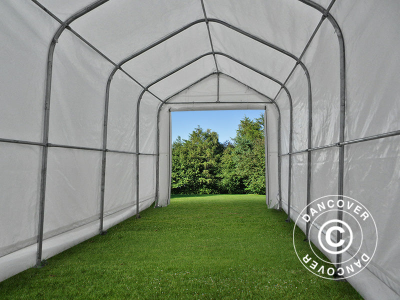 Storage shelter multiGarage 4x14x4.5x5.5 m, White