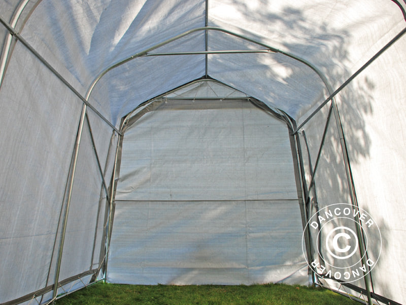 Storage tent PRO 2.4x3.6x2.34 m PE, Grey