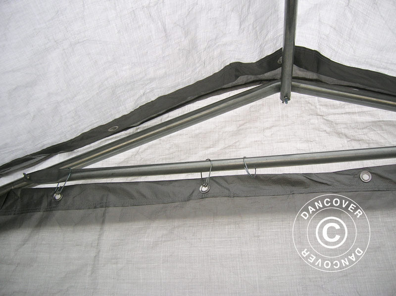 Storage tent PRO 2.4x3.6x2.34 m PE, Grey
