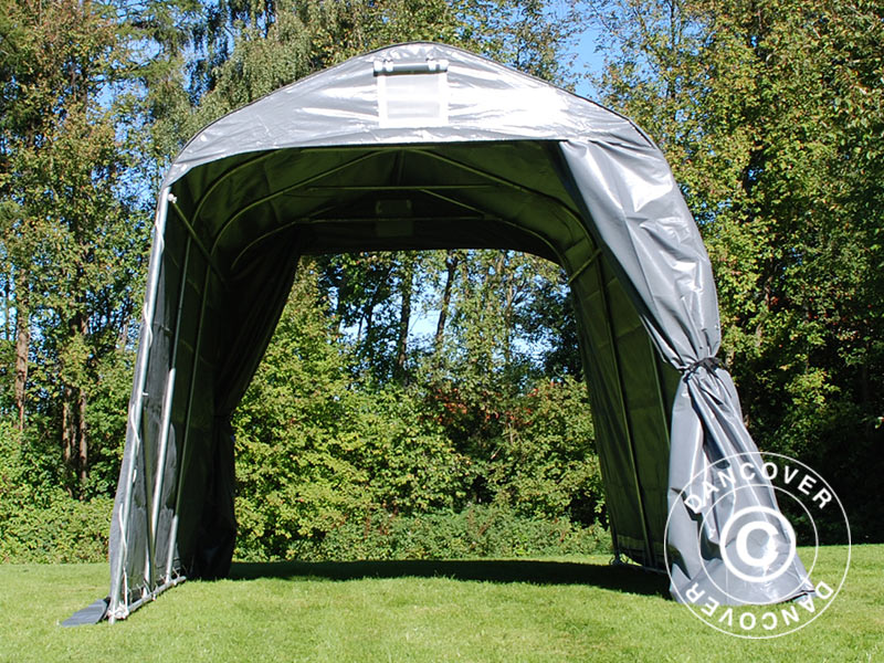 Storage tent PRO 2.4x3.6x2.34 m PVC, Grey
