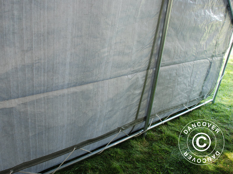 Storage tent PRO 2.4x6x2.34 m PE, Grey